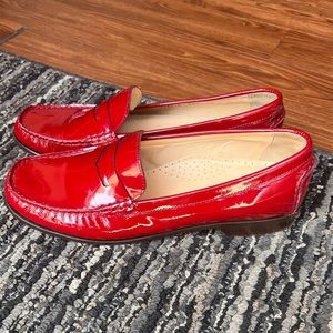 Cole Haan penny red loafers